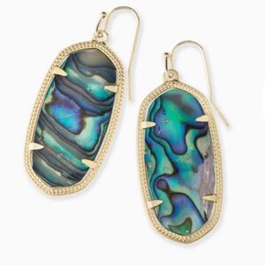 Kendra Scott Abalone earrings- one missing hook